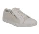 Calvin Klein Ibrahim brushed lea calf suede wht F1197WHT