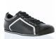calvin klein walt action leather metal calf pat black silver london o10226 bsl