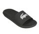 Lacoste Croco Slide 119 3 Cfa Blk Wht