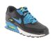 Nike Air Max 90 724824 004 Mesh GS Black Blue Lagoon Grey White