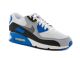 Nike Air Max 90 mesh GS white cool grey photo blue 724824 101