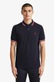 Fred Perry Twin Tipped Shirt Navy White M3600 471