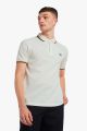 Polo Fred Perry Twin Tipped M3600 P62 Snwht Gold Navy