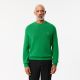 Pull col rond en Laine Lacoste AH2916 LDM Fluorine Green