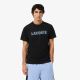 T shirt Lacoste TH0217 Black Bleu Clair