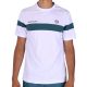 T-Shirt Sergio Tacchini Leone Blanc Méditerranée