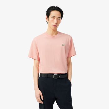 T shirt Lacoste TH7318 UI2 Rose corail