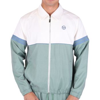 Veste de Survêtement Sergio Tacchini Orion Gris Glacier Beige Clair