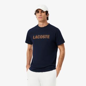 T shirt Lacoste TH0217 Blue Bleu Marine/Rose