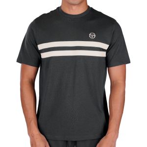 T-Shirt Sergio Tacchini Egeo Noir Beige Clair