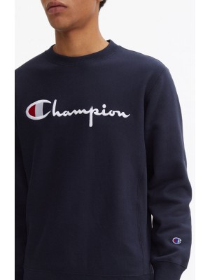 Sweatshirt Champion Europe crewneck big logo 212576 S19 BS501 NNY navy