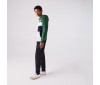 Sweatshirt Lacoste SH1506 58Q Vert Marine Argent Chiné Blanc