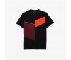 T-shirt Lacoste TH1797 LIR Black Sunrise Zin White color Noir