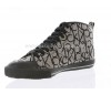 chaussure calvin klein moda suede ck logo jacquard gri 