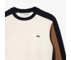 Sweatshirt Lacoste Color Block SH1299 RI2 Lapland Cookie Abysm