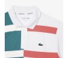 Polo Lacoste Tennis DH8332 ISP Hydro White Sierra Red