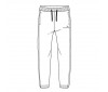 Pantalon de Survêtement Sergio Tacchini Nason 39421 104 Wht Blk