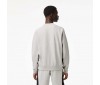 Sweatshirt col rond Lacoste SH5605 SJ1 Silver Chine Black White