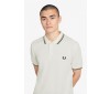 Polo Fred Perry Twin Blanc Or Noir M3600 J81