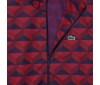 Sweatshirt Zippé Jacquard Lacoste SH8116 IKL Penumbra Alizarin Red
