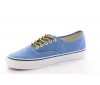 Chaussure Vans authentic en toile bleue.
