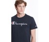 T-shirt Champion big logo Crewneck 210972 BS501 NNY navy Europe Limited Edition