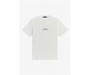 T-shirt Fred Perry brodé blanc M1609 129