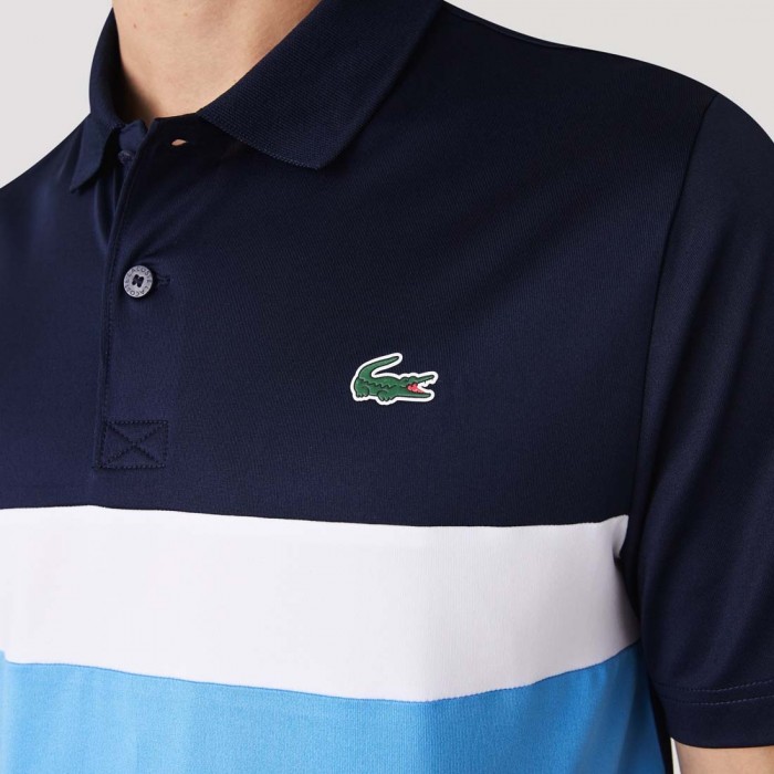 Polo Lacoste DH0585 ZF2 Navy Blue White Argentine