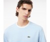 T-shirt à Rayures Lacoste TH9749 F6Z White Overview