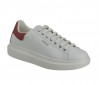 Basket Guess Salerno White Red Fm5Slr Lea12 Whire
