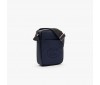 Sac Lacoste NH2374MX C59 bleu marine vert khaki slim vertical camera bag