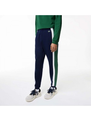 Pantalon Survêtement Lacoste XH5589 YUN Navy Blue Green Flour
