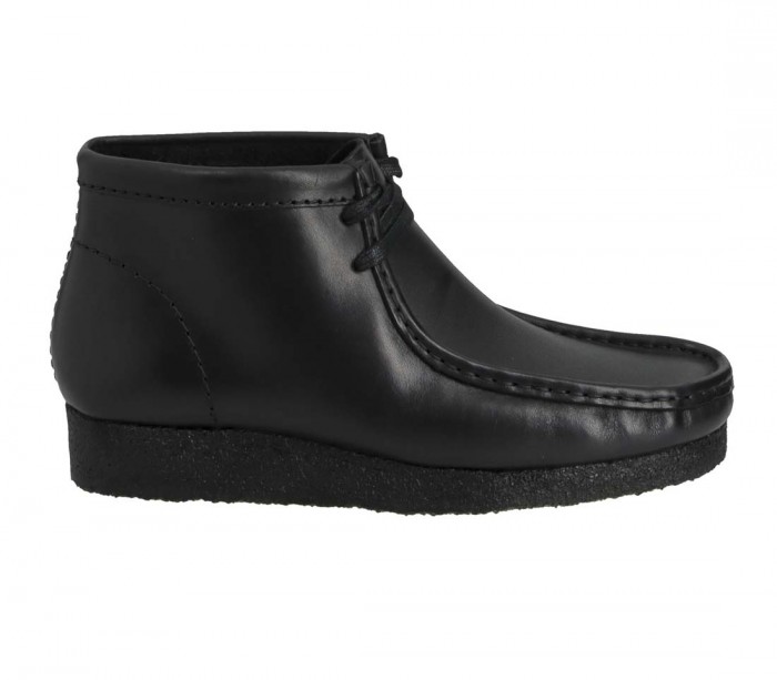 Clarks Originals Wallabee Boot Black Leather 26155512 7