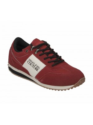Versace Jeans Couture Linea Fondo Spyder Dis.1 Plain Nylon Suede Coated Red E0YUBSE1 71241 500