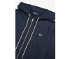 Sweatshirt Fred Perry Hooded Washed Navy J2531 875