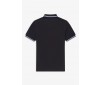 Fred Perry Twin Tipped Shirt Navy Sw Riviera M3600 J88