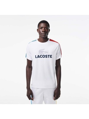 T-shirt Lacoste TH8336 ISB White Hydro Sierra Red