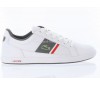 lacoste europa l cl spm leather  white red color Blanc