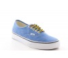 Chaussure Vans authentic en toile bleue.