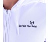 Sweatshirt zippé à capuche Sergio Tacchini Bold 40523 118 Wht Blk