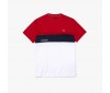 T-shirt Lacoste TH9561 4FV Ruby White Navy Blue