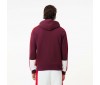 Sweatshirt Zippé à Capuche Lacoste SH1301 IGW Spleen Red Flour