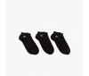 Lot de 3 paires de Chaussettes Lacoste RA4183 8VM Black Black Black