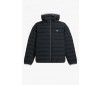 Fred Perry insulated hooded jacket J4565 102 Black