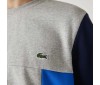 Sweatshirt Lacoste SH1210 K6V Silver Chine Green Navy Blue