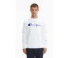 Sweatshirt Champion Europe crewneck big logo 212576 S19 WW001 WHT white