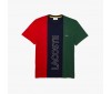 T-shirt Lacoste TH1203 BLS Navy Blue Red Green