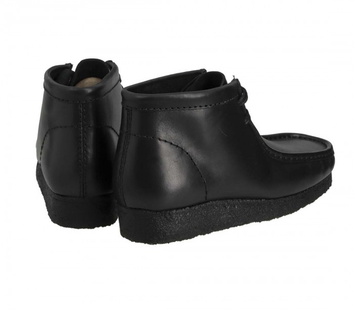 Clarks Originals Wallabee Boot Black Leather 26155512 7