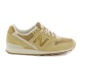 Chaussure New Balance wr 996 dames beige et or.