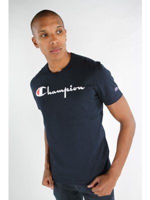 Champion Europe T-shirt big logo Crewneck 210972 BS501 NNY navy Limited Edition (apparel)